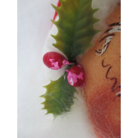 Annalee Mobilitee 18" Santa w/Book & Green Burlap Sack #5505 w/Tag EUC - Picture 3 of 12